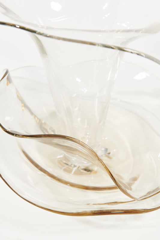 Cortado Doble - Glass Sculpture by Andrés Reisinger