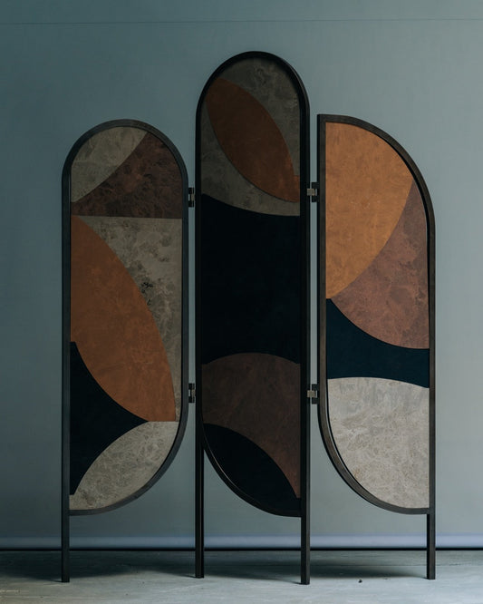 Parsifal folding screen by Cathrine Raben Davidsen, installation view, photograph by Adam Katz Sinding