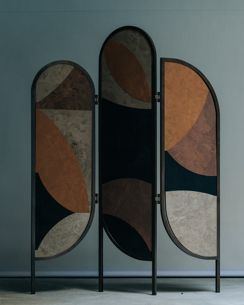 Parsifal folding screen by Cathrine Raben Davidsen, installation view, photograph by Adam Katz Sinding