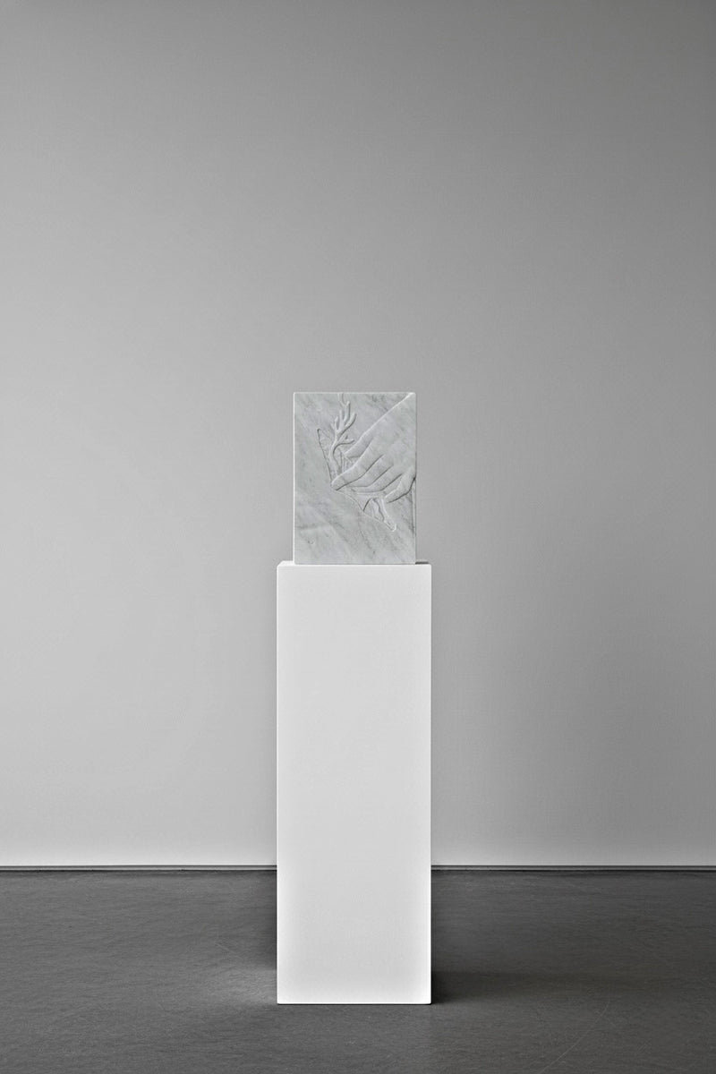 Cavity - Marble Sculpture by Sif Itona Westerberg