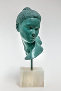 The Cast Soft Gaze - Bronze Sculpture by Ditte Ejlerskov