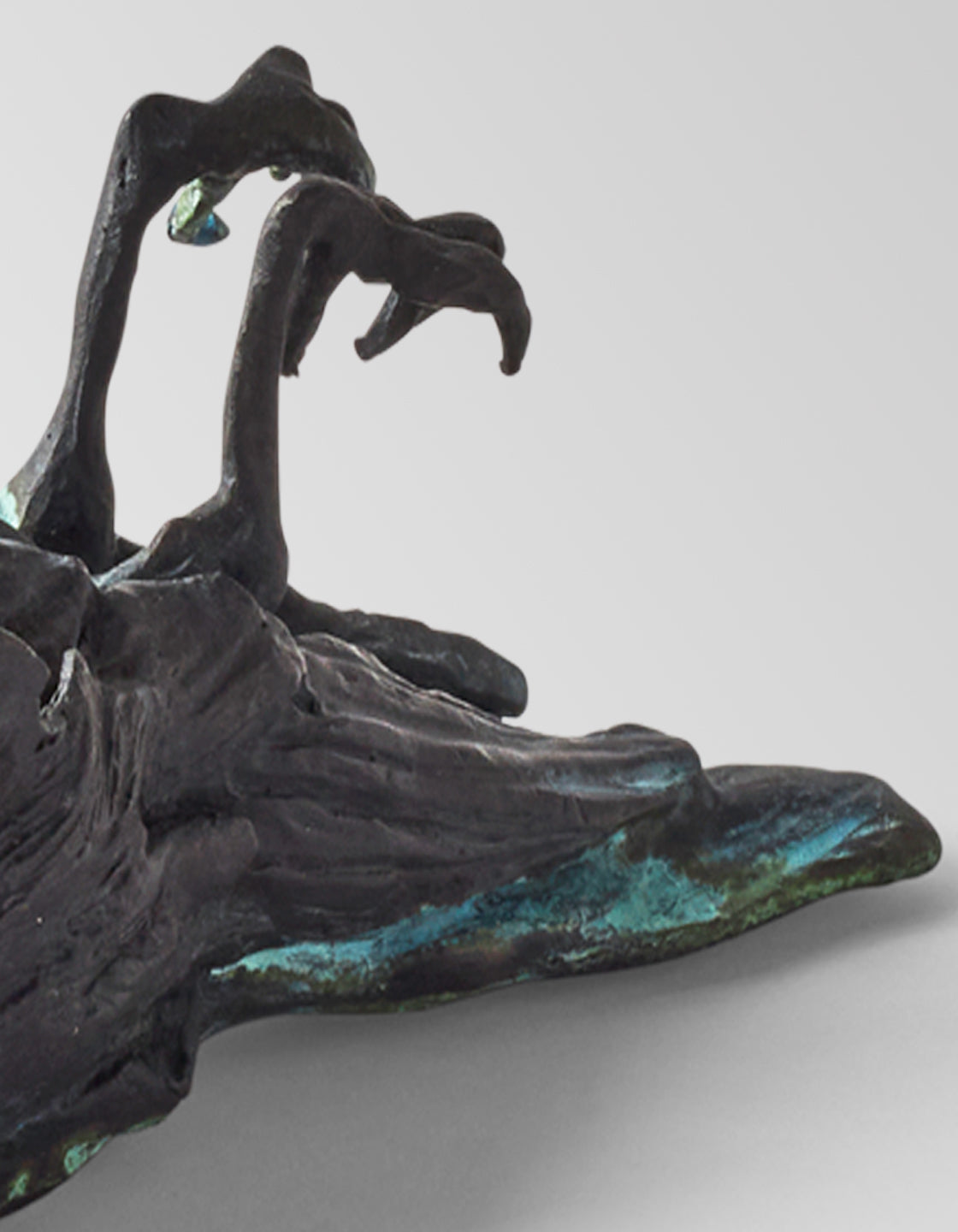 Dead Bird - Bronze Sculpture by Rose Eken