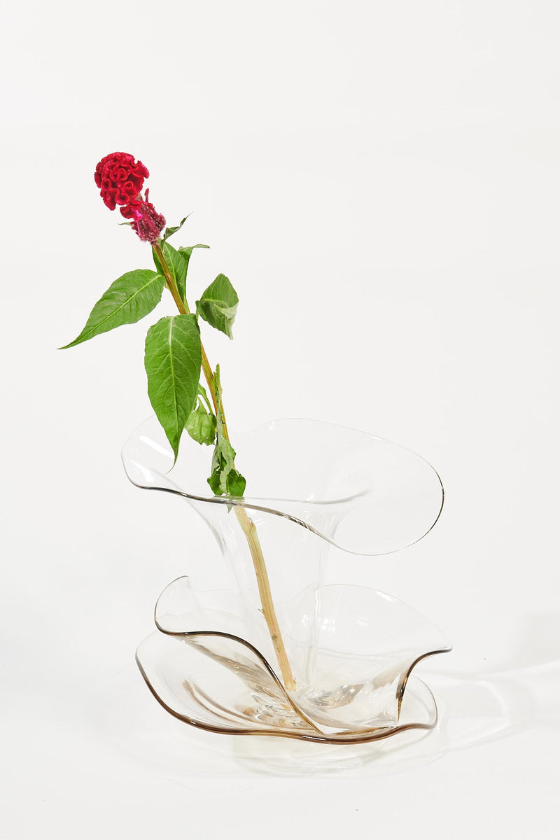 Cortado Doble - Glass Sculpture by Andrés Reisinger