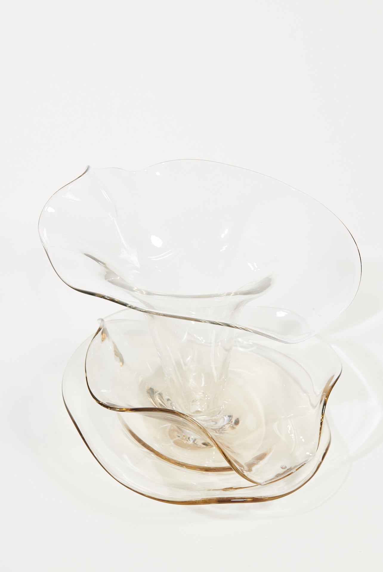 Cortado Doble - Glass Sculpture by Andrés Reisinger