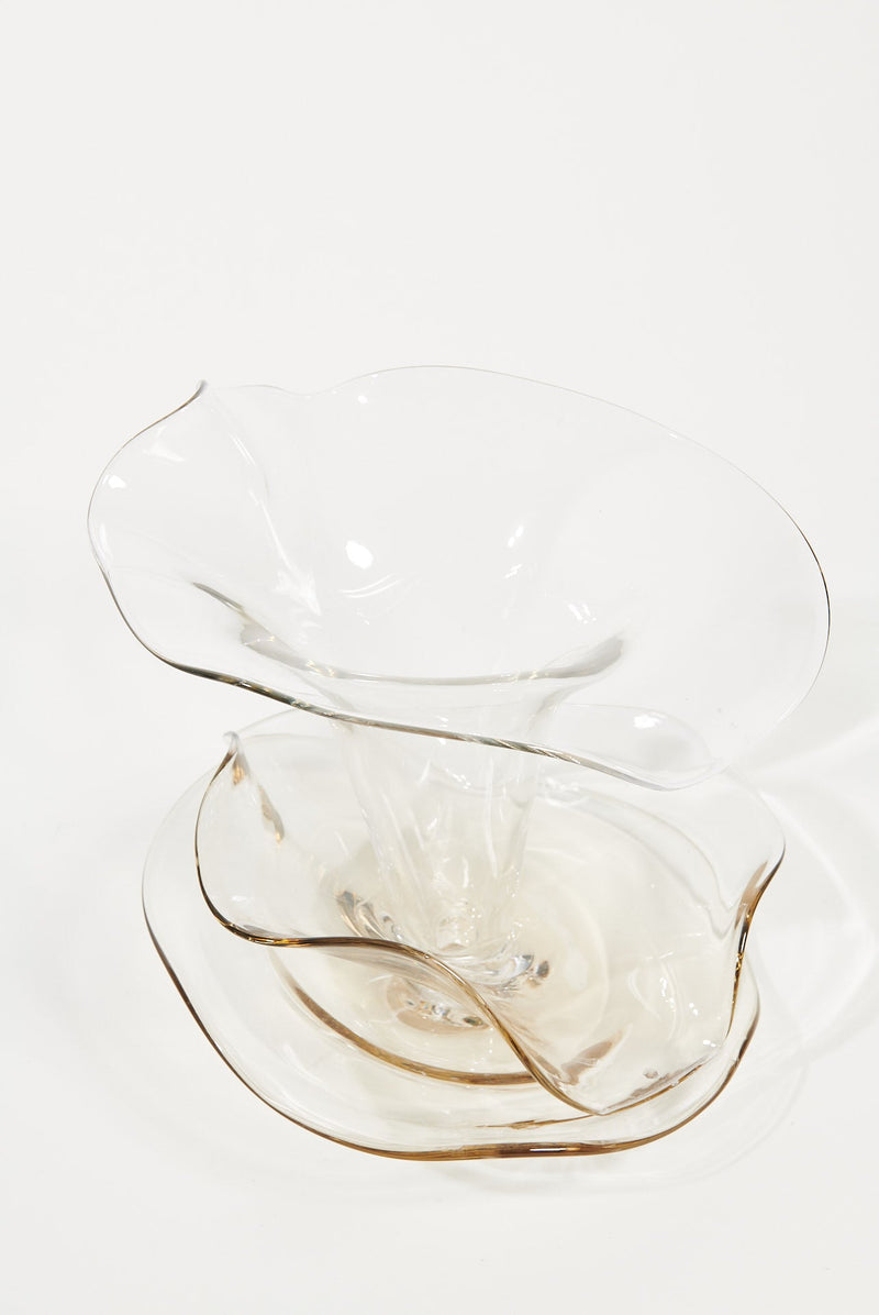 Cortado Doble - Glass Sculpture by Andrés Reisinger