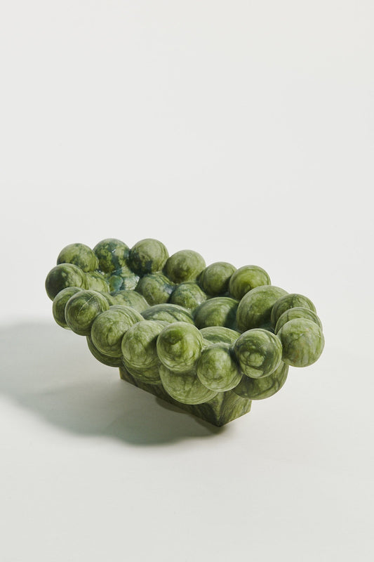 Collecta Verde - Marble Sculpture by Louise Roe