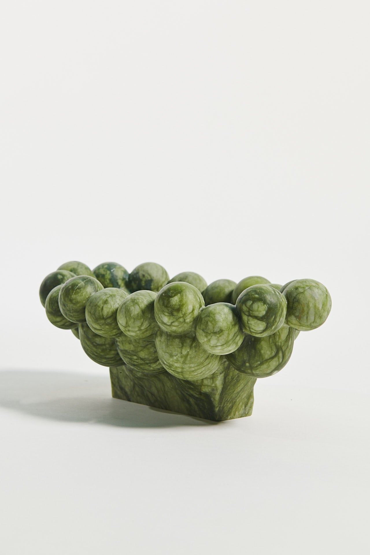 Collecta Verde - Marble Sculpture by Louise Roe
