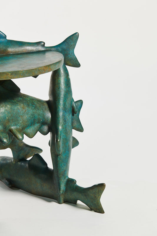 Meld Fishies - Bronze Sculpture by Laurids Gallée