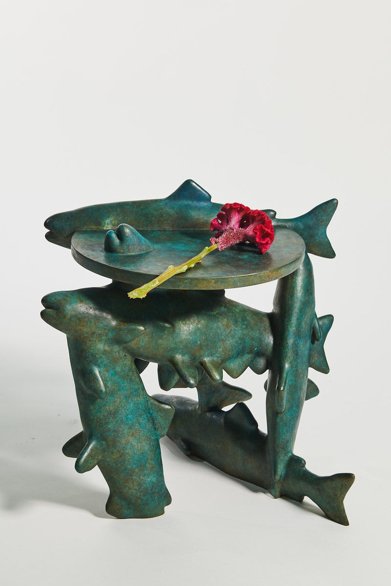 Meld Fishies - Bronze Sculpture by Laurids Gallée