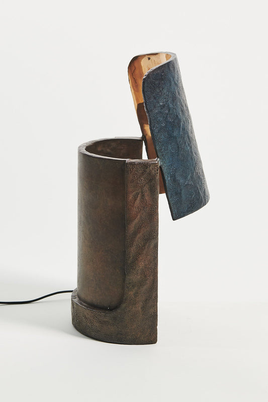 Fossil Table Lamp - Bronze Table Lamp by Onno Adriaanse