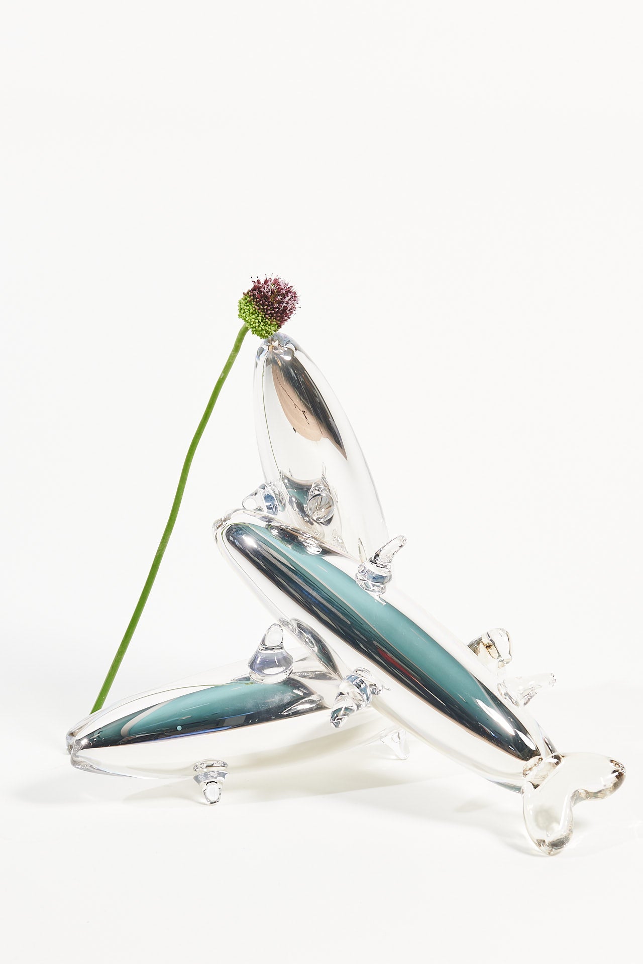 Stack Fishies - Glass Sculpture by Laurids Gallée