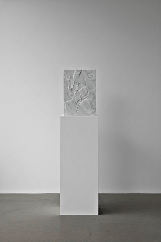 Heart - Marble Sculpture by Sif Itona Westerberg