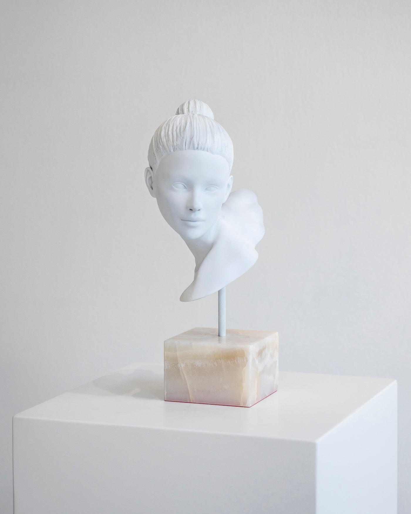 The Cast Soft Gaze - Bronze Sculpture by Ditte Ejlerskov