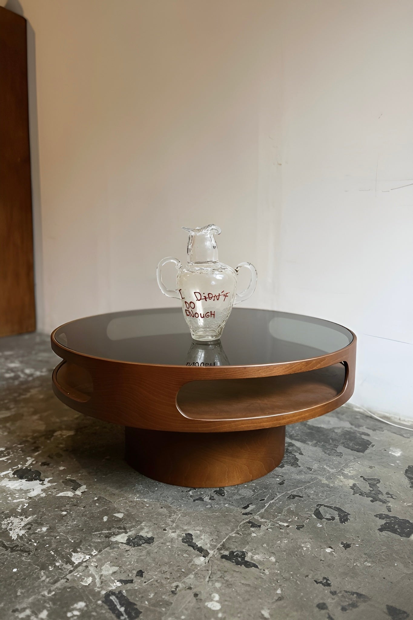 I Didn’t Do Enough II - Glass Sculpture by Willem van Hooff