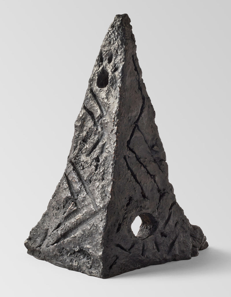 Pyramid - Bronze Sculpture by Asger Harbou Gjerdevik