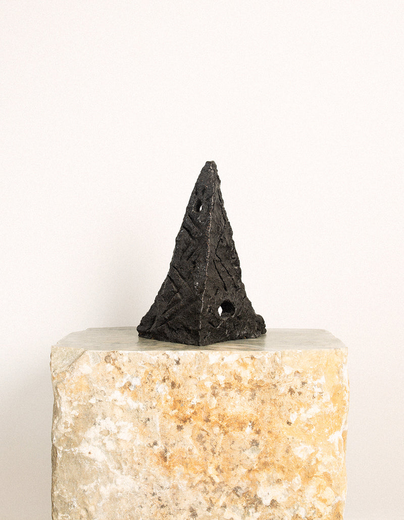 Pyramid - Bronze Sculpture by Asger Harbou Gjerdevik