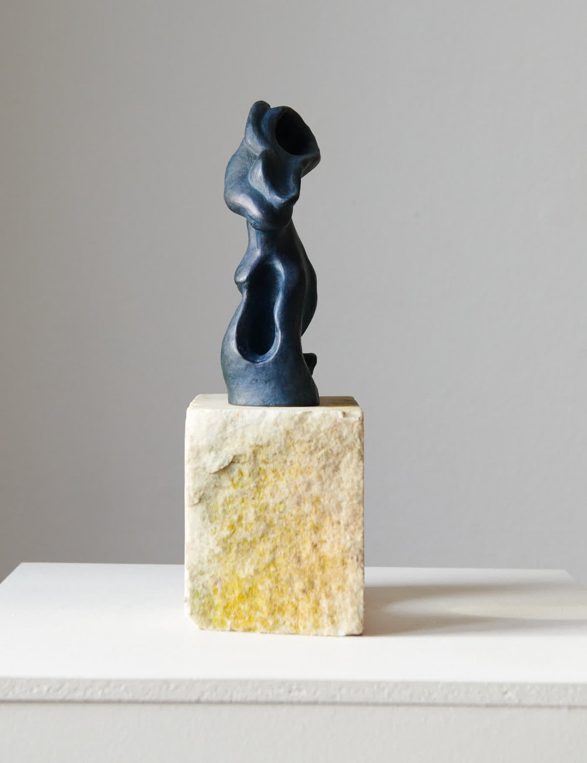 Confident by Bjørn Magnussen, blue patinated bronze