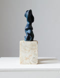 Confident by Bjørn Magnussen, blue patinated bronze