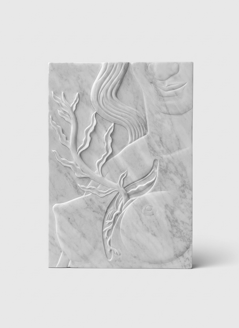 Heart - Marble Sculpture by Sif Itona Westerberg