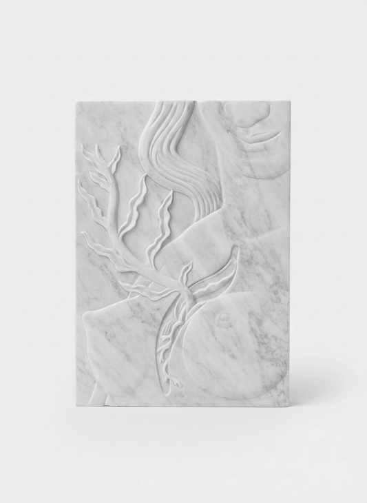 Heart - Marble Sculpture by Sif Itona Westerberg