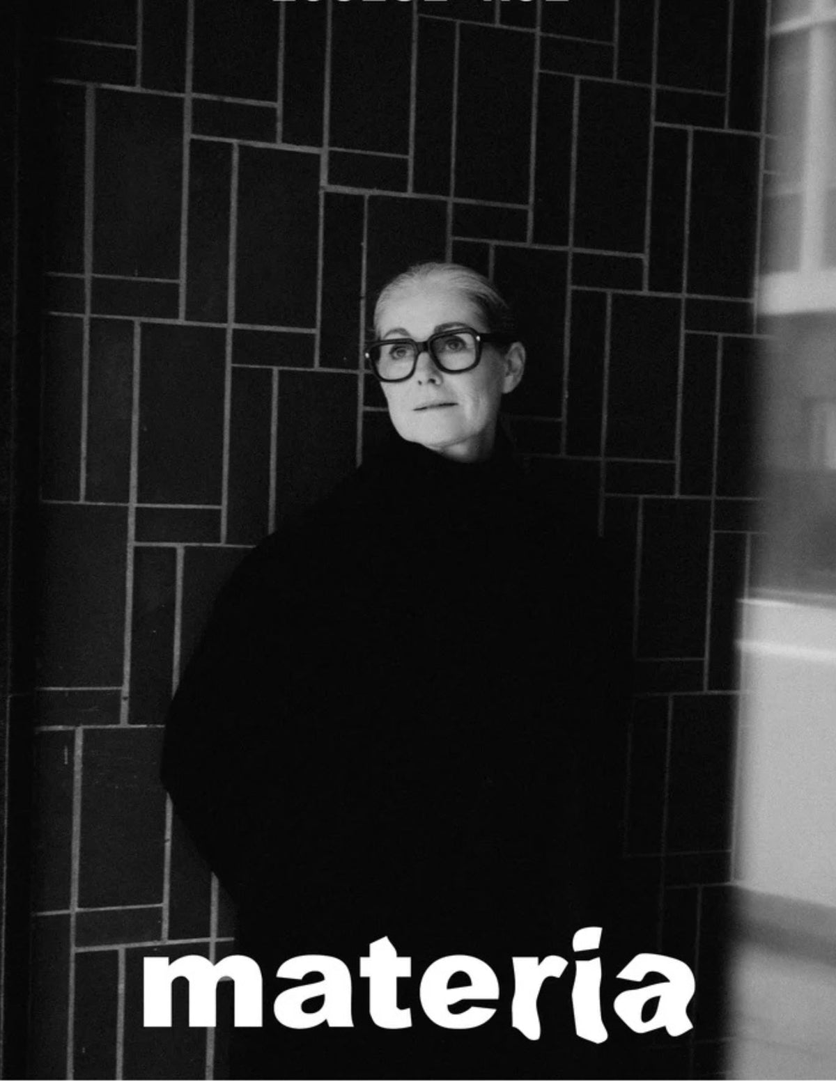 Black and white photo of artist Louise Roe from Copenhagen, Denmark