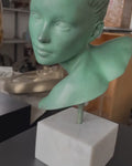The Cast Soft Gaze - Bronze Sculpture by Ditte Ejlerskov