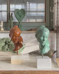 The Cast Soft Gaze - Bronze Sculpture by Ditte Ejlerskov