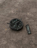 Ashtray and Lighter - Bronze Sculpture by Rose Eken