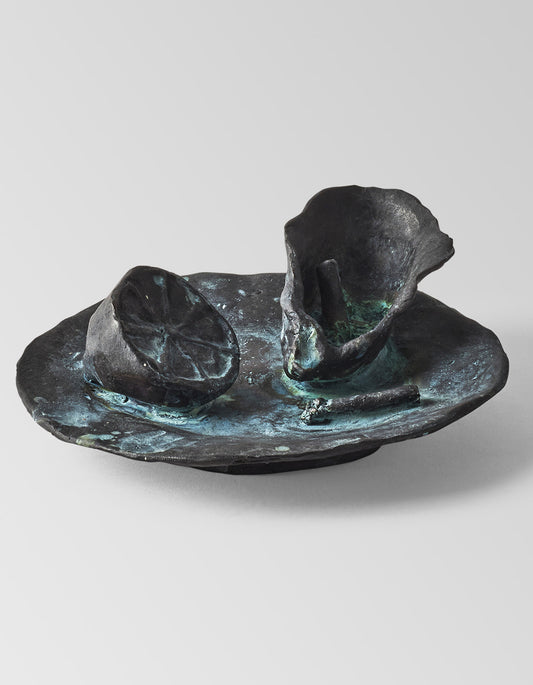 Oysters and Cigarettes - Bronze Sculpture by Rose Eken