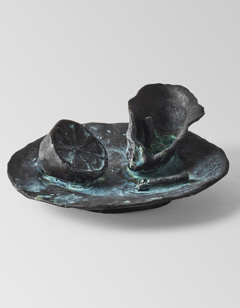 Oysters and Cigarettes - Bronze Sculpture by Rose Eken