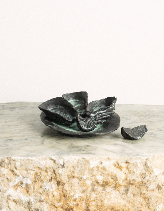 Oysters and Lemons - Bronze Sculpture by Rose Eken